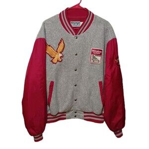 Vtg NASCAR Winston Cup Swingster Letterman Style Jacket XXL Racing Coat READ